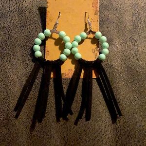 Western punchy earrings!